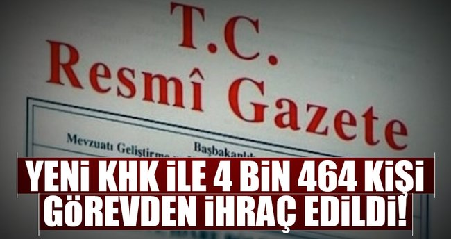 Son dakika haberi: 686 sayılı KHK yayımlandı