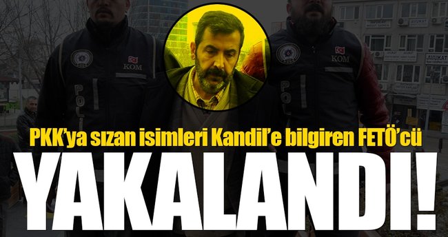PKK'ya bilgi sızdıran FETÖ'cü imam yakalandı!