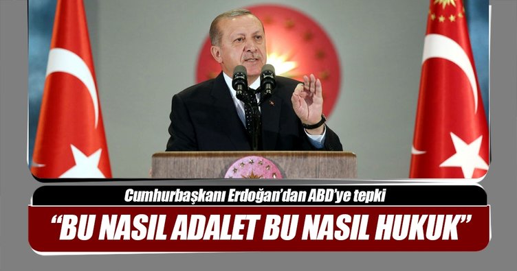 Cumhurbaşkanı Erdoğan'dan ABD'ye sert tepki