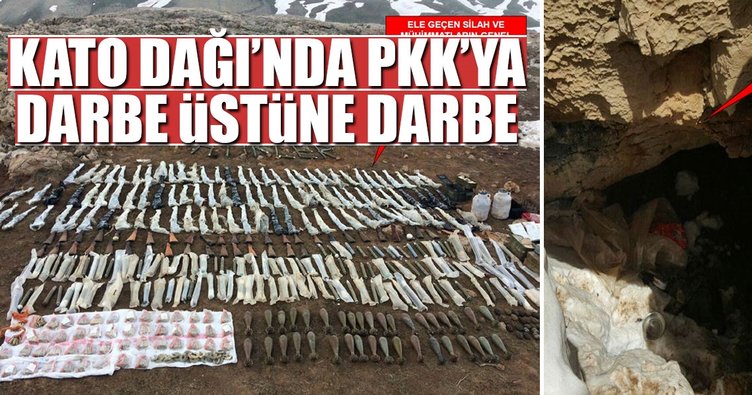 Kato Dağı'nda PKK'ya ağır darbe