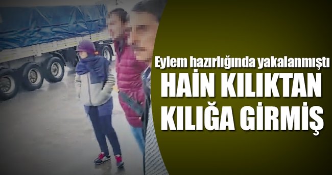 Kadın teröristler keşif için kılıktan kılığa girmiş