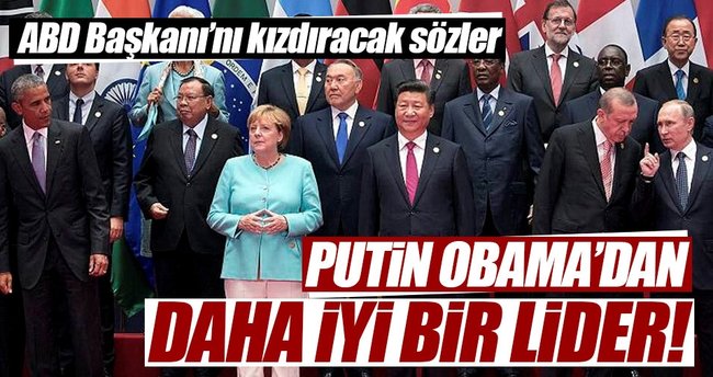 Trump: Putin, Obama'dan daha iyi lider