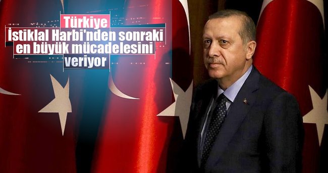 Cumhurbaşkanı Erdoğan'dan terör örgütlerinin arkasındaki güçlere sert mesajlar
