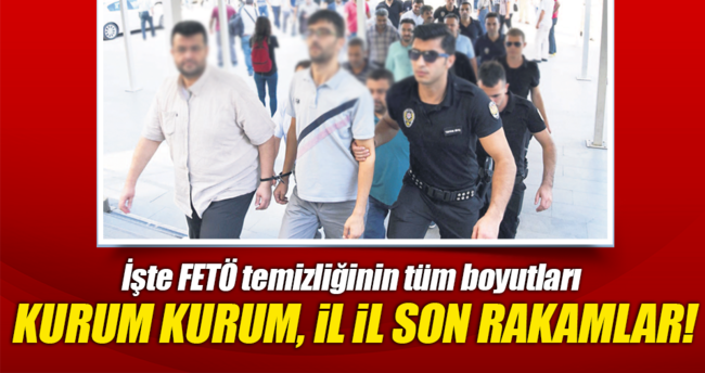 6 bin 488’i asker 31 bin 48 tutuklu