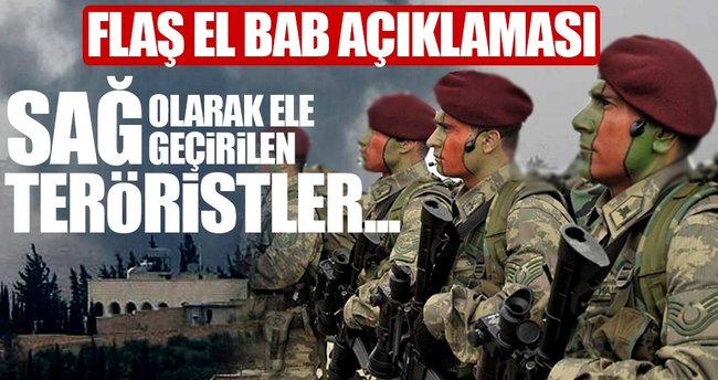 Son dakika haberi: El Bab'da 12 DEAŞ'lı terörist öldürüldü