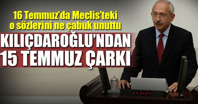 Kılıçdaroğlu bu sözlerini hatırlıyor mu?