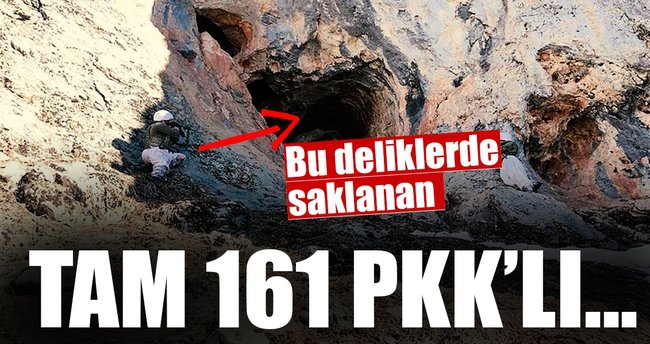 Bir ayda 161 terörist etkisiz hale getirildi