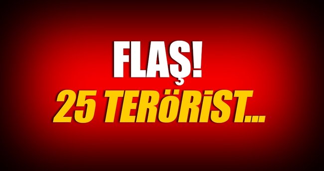 25 DEAŞ'lı terörist etkisiz hale getirildi