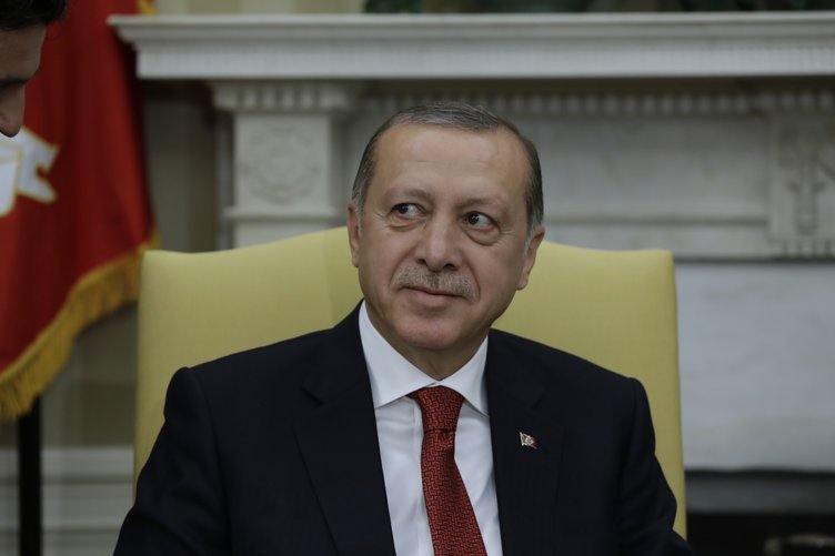 Erdoğan-Trump görüşmesinden ilk kareler