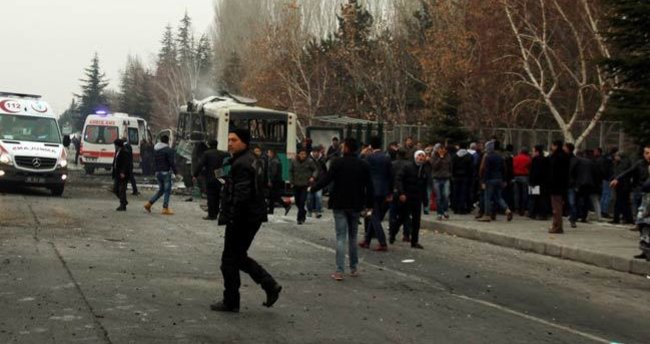 Kayseri'deki terör saldırısı hakkında 4 gözaltı!