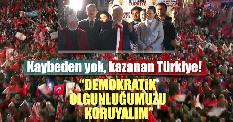 Başbakan Yıldırım: Demokrasi tarihimizde bu oylamayla yeni bir sayfa açılmıştır