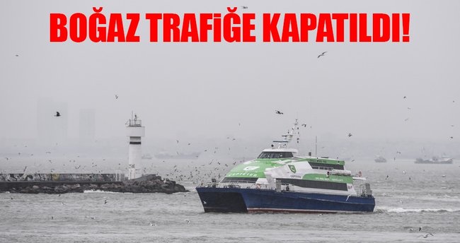 İstanbul Boğazı trafiğe kapatıldı