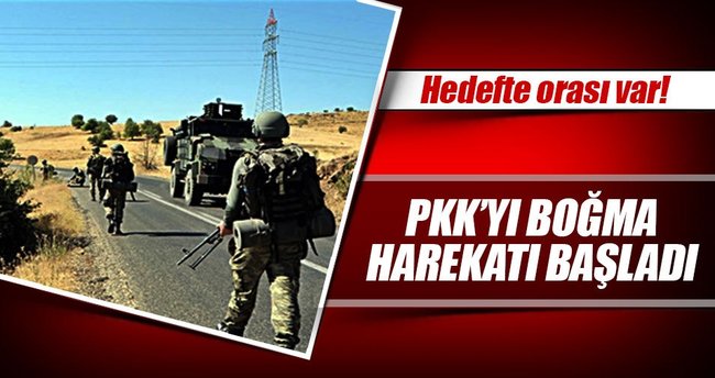 PKK'yı boğma harekatı: Hedefte orası var!