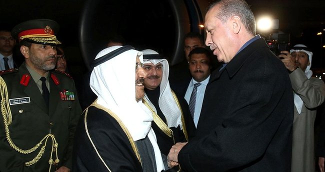 Cumhurbaşkanı Erdoğan'dan Kuveyt Emiri el Sabah'a jest!