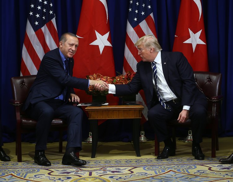 Cumhurbaşkanı Erdoğan New York'ta Trump ile görüştü