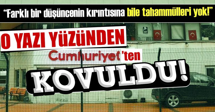 “Farklı bir düşüncenin kırıntısına bile tahammülleri yok!”