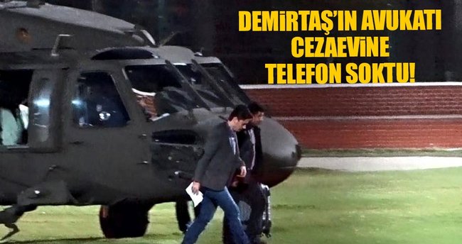 Demirtaş ile cezaevinde görüşmeye giden avukatın üzerinde cep telefonu bulundu