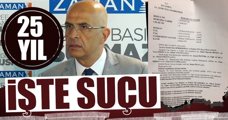 İşte Enis Berberoğlu'nun ceza aldığı suç kapsamı!