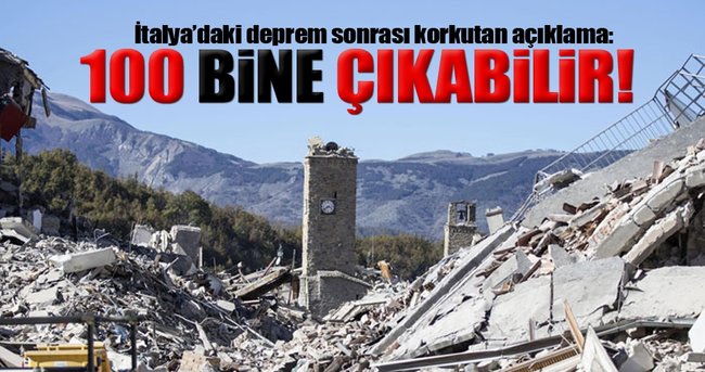 İtalya'daki deprem sonrası korkutan risk
