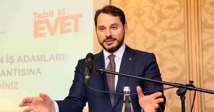 Enerji ve Tabii Kaynaklar Bakanı Berat Albayrak'tan ilk referandum açıklaması