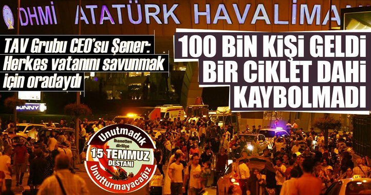 100 bin kişi geldi, bir ciklet dahi kaybolmadı