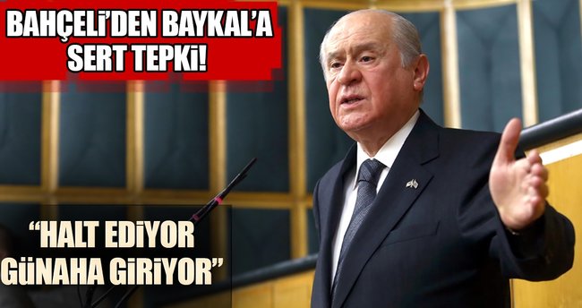 Bahçeli: Halt ediyor, günaha giriyor