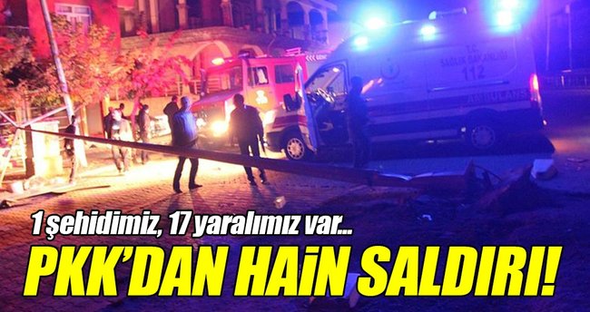 Bingöl’de PKK'dan hain saldırı!