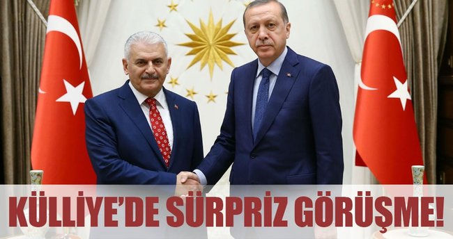 Külliye'de sürpriz görüşme