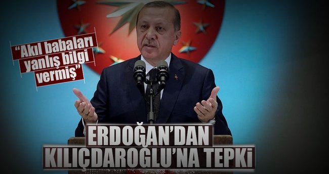 Erdoğan'dan Kılıçdaroğlu'na tepki