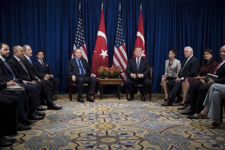 Cumhurbaşkanı Erdoğan New York'ta Trump ile görüştü