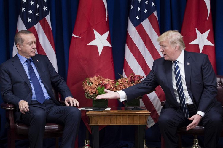Cumhurbaşkanı Erdoğan New York'ta Trump ile görüştü