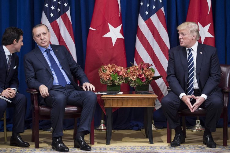 Cumhurbaşkanı Erdoğan New York'ta Trump ile görüştü