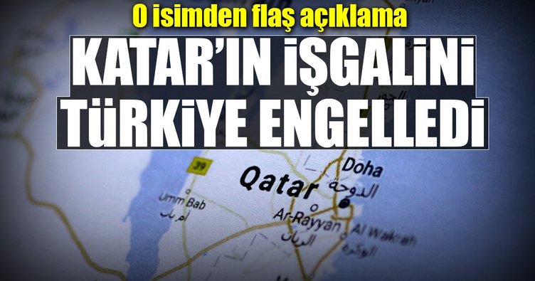Er-Raysuni: Türkiye Katar'a işgali engelledi