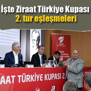 İşte Ziraat Türkiye Kupası 2. tur eşleşmeleri