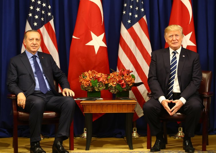 Cumhurbaşkanı Erdoğan New York'ta Trump ile görüştü