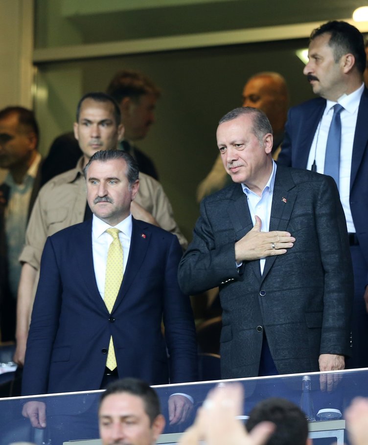 Cumhurbaşkanı Erdoğan Fenerbahçe maçında