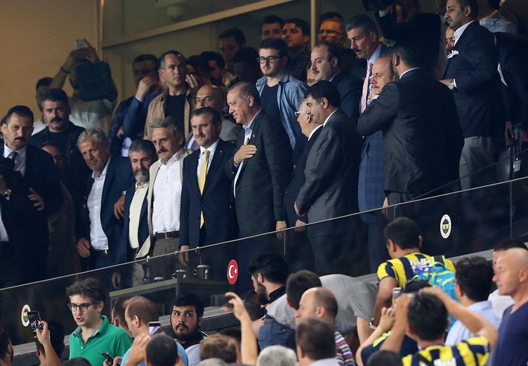 Cumhurbaşkanı Erdoğan Fenerbahçe maçında