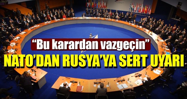 NATO'dan Rusya'ya sert uyarı