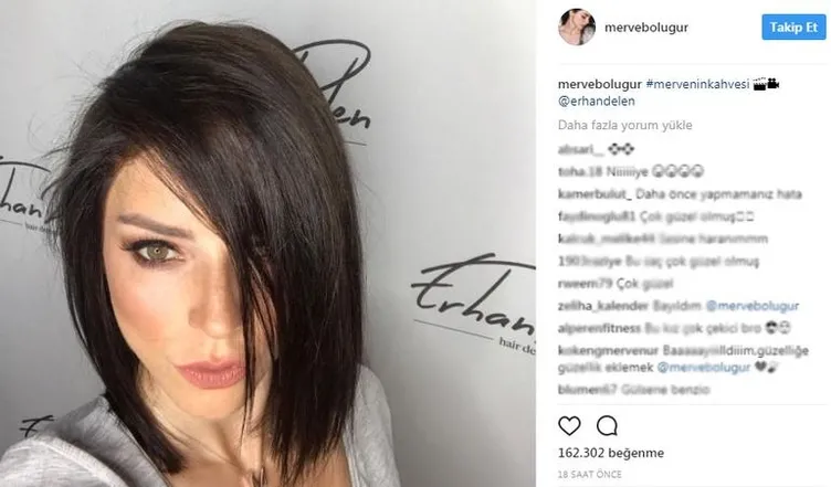 Güzel oyuncu Merve Boluğur imajını tamamen değiştirdi!