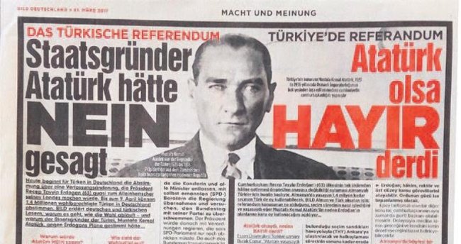 Avrupa maskesini attı Hayır'a oynuyor
