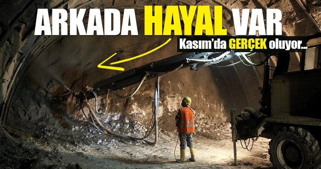 Ovit tüneli bitirilme aşamasında