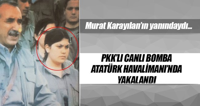 PKK'lı canlı bomba havalimanında yakalandı
