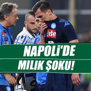 Napoli'de Milik şoku!
