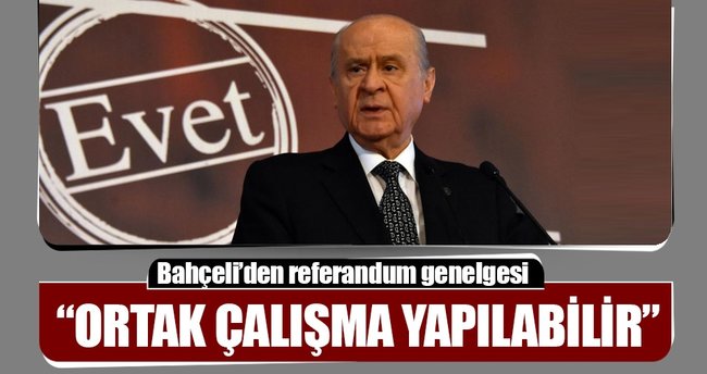 Son dakika: MHP'den referandum genelgesi