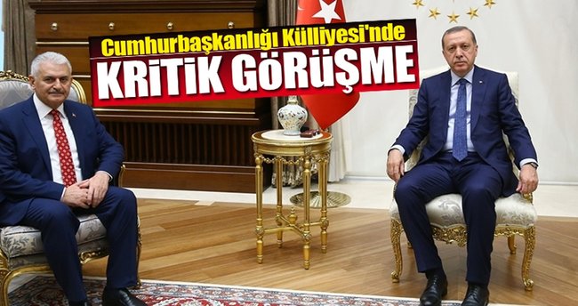 Cumhurbaşkanlığı Külliyesi'nde kritik görüşme