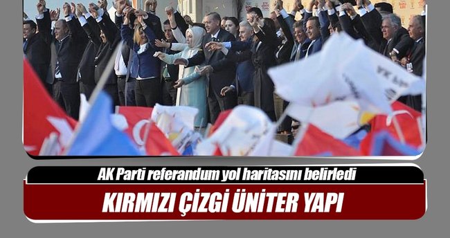 Kırmızı çizgi üniter yapı