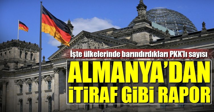 Almanya'dan itiraf gibi PKK raporu