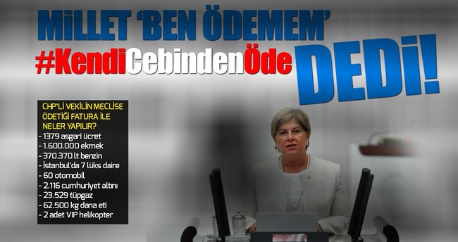 2 milyonluk iletişim faturasını meclise ödeten vekile isyan!