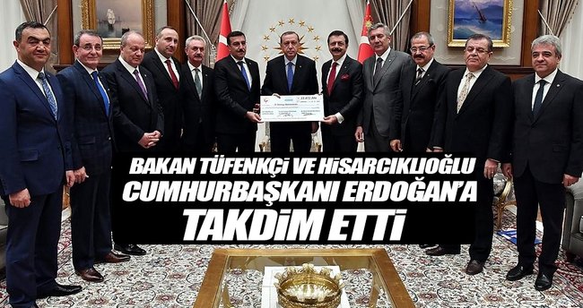 Cumhurbaşkanı Erdoğan TOBB Heyetini Kabul Etti