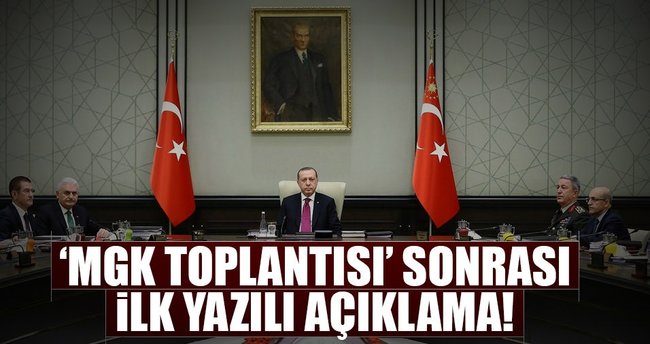 Yılın ilk MGK toplantısı sona erdi. İşte ilk açıklama...